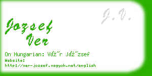 jozsef ver business card